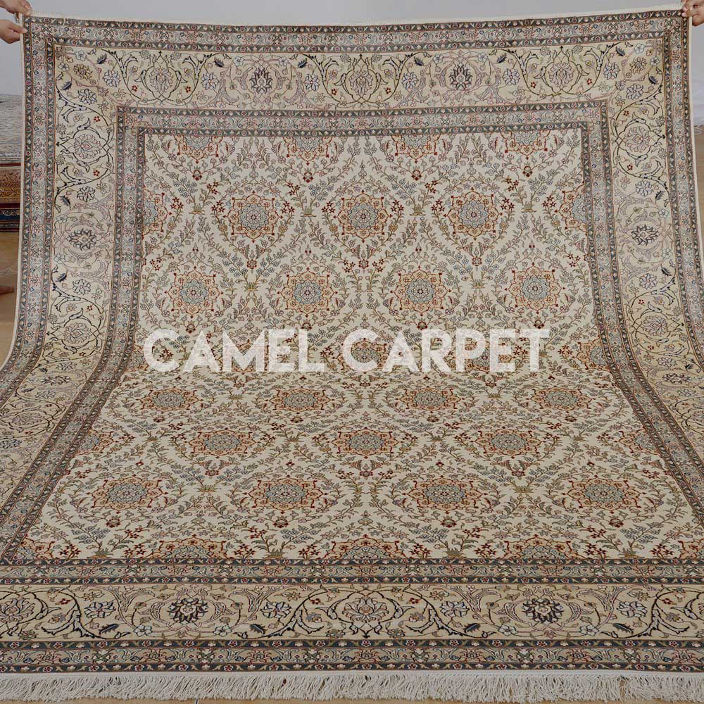 Large Hand Knotted Silk Modern Persian Rugs
