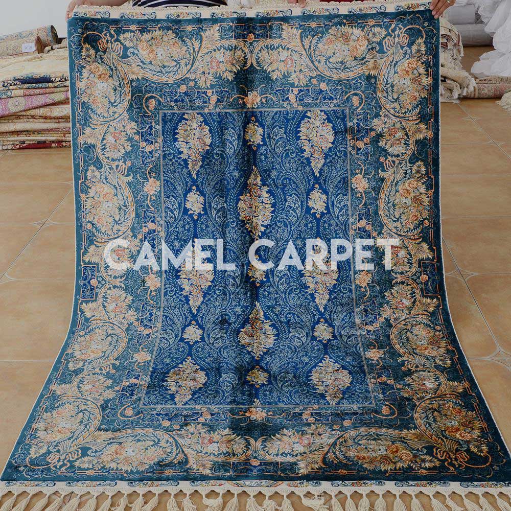  Silk Turkish Royal Blue Carpet.jpg