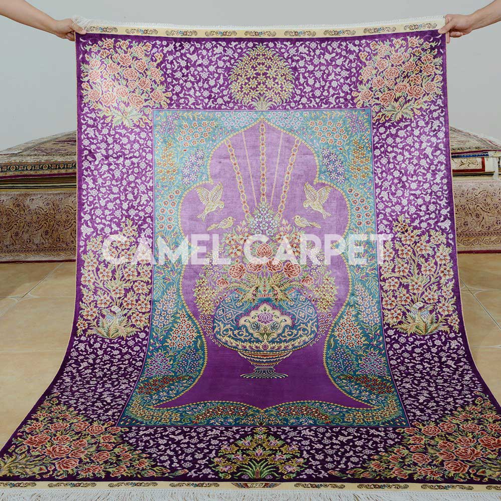 Handknotted Purple Persian Rug
