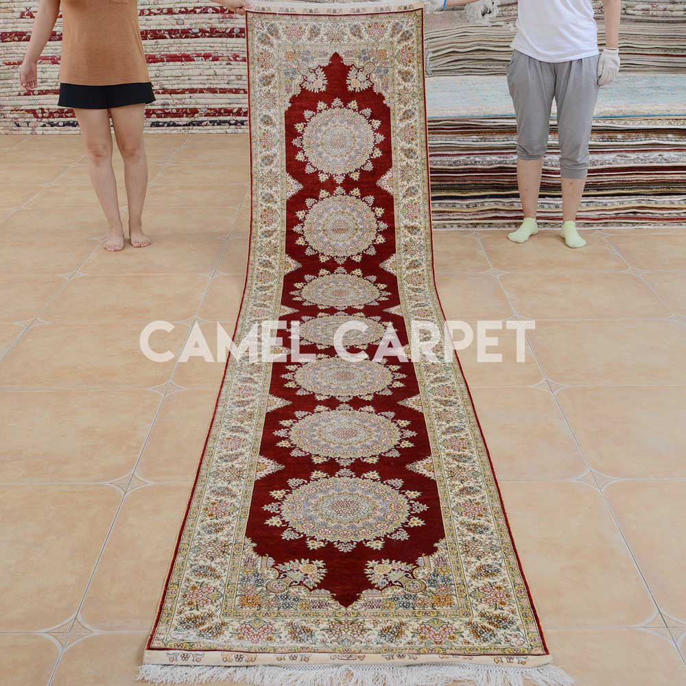 Hand-knotted 12 Foot Runner Rug